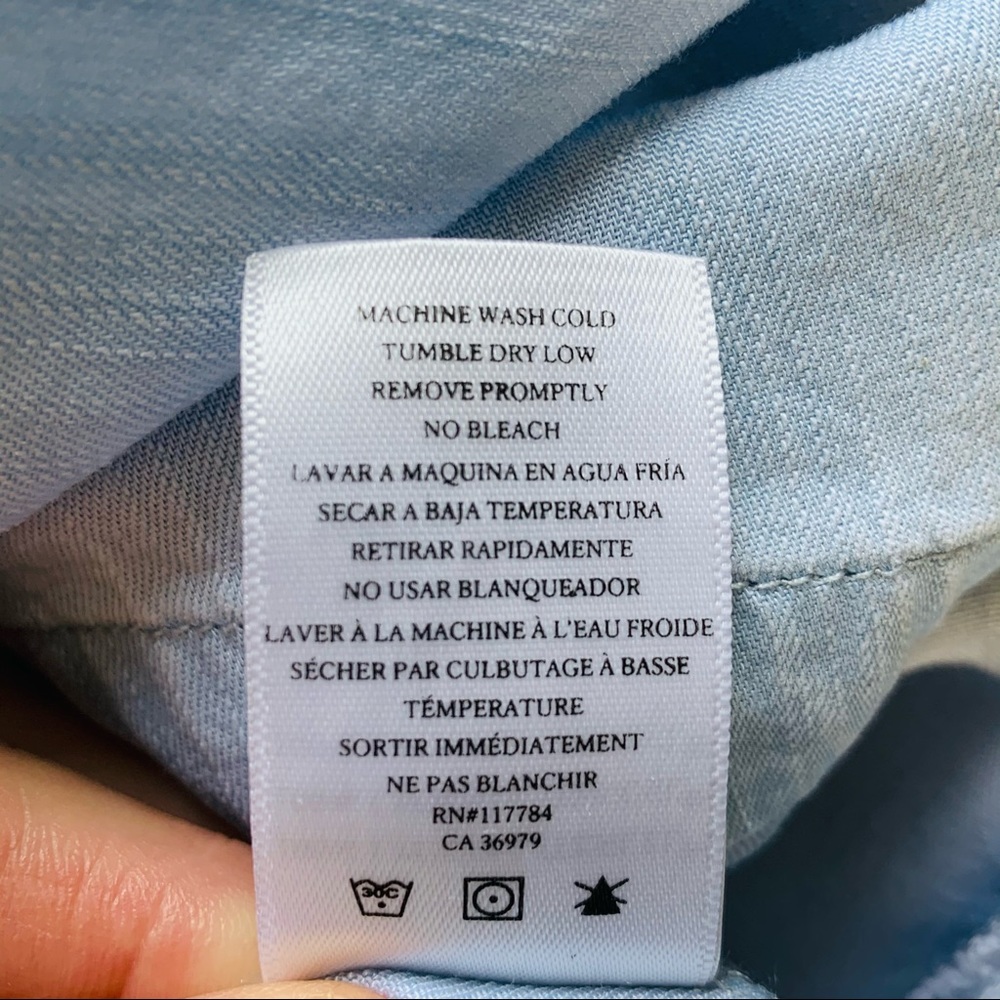 Rails Lightwash Chambray Lily Romper - image 8